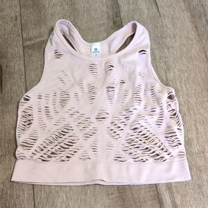 Pink Sleeveless crop Top size small